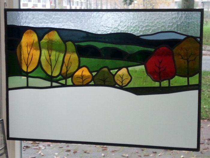 Herfst in Isert in het Westerwald, ca. 75 x 50cm, € 825,-