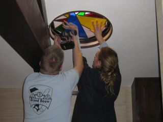 Glas in lood in dakramen, Apeldoorn 2015